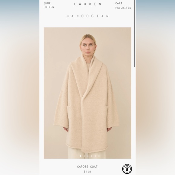 Lauren Manoogian Sweaters - Lauren Manoogian Capote Coat